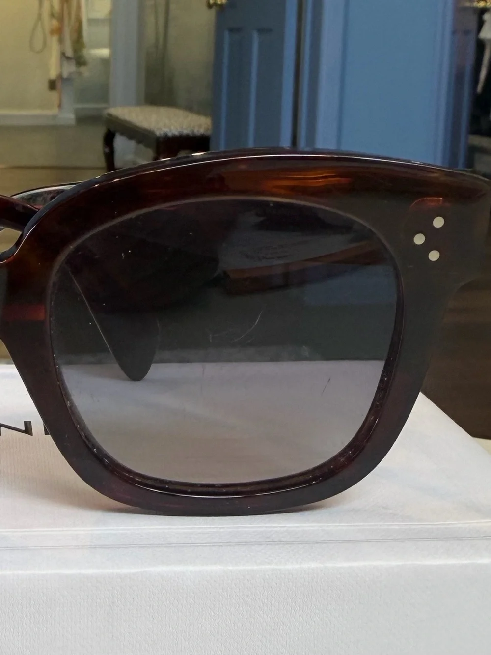 Céline Sunglasses Tortoise Polarized Brown Lenses with Case, Box + Original Tags
